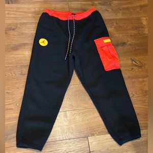 Men’s Jordan Essentials Mountainside Fleece Pants, Size XL, Black